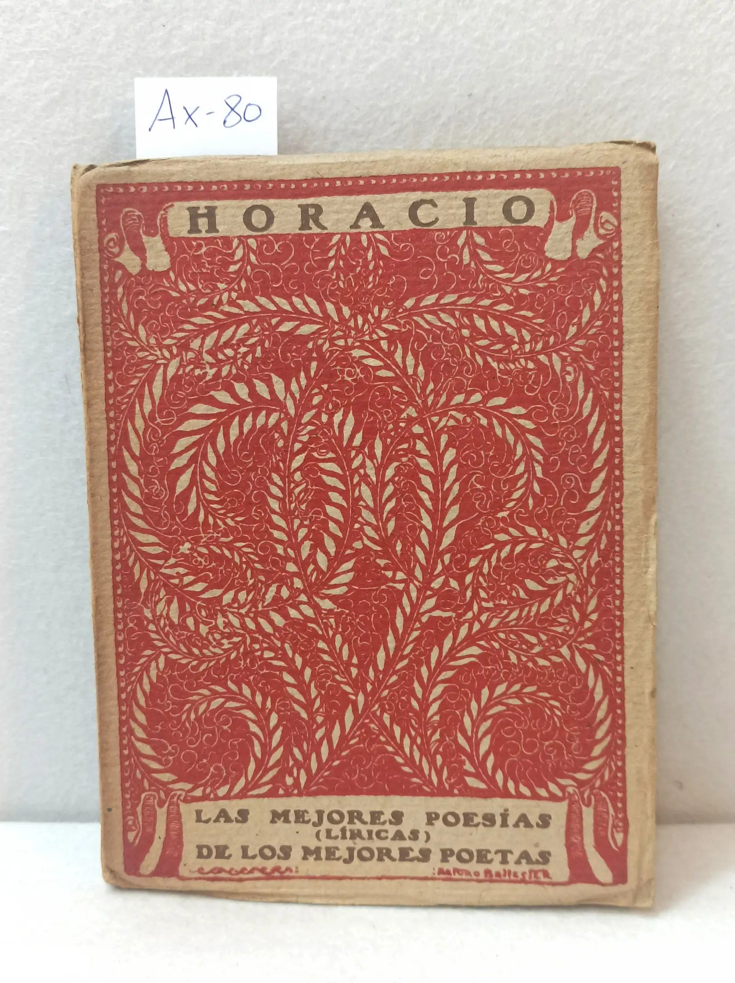 Horacio (colección: las mejores poesías líricas de los mejores poetas).