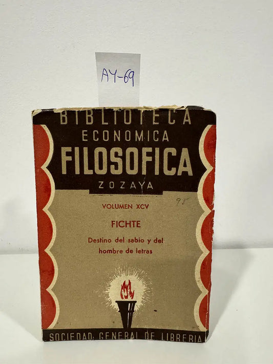 Destino del sabio y del hombre de letras.
