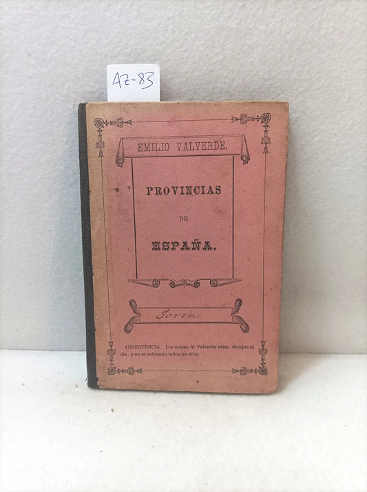 Atlas geográfico descriptivo de la península ibérica: provincia de Soria.