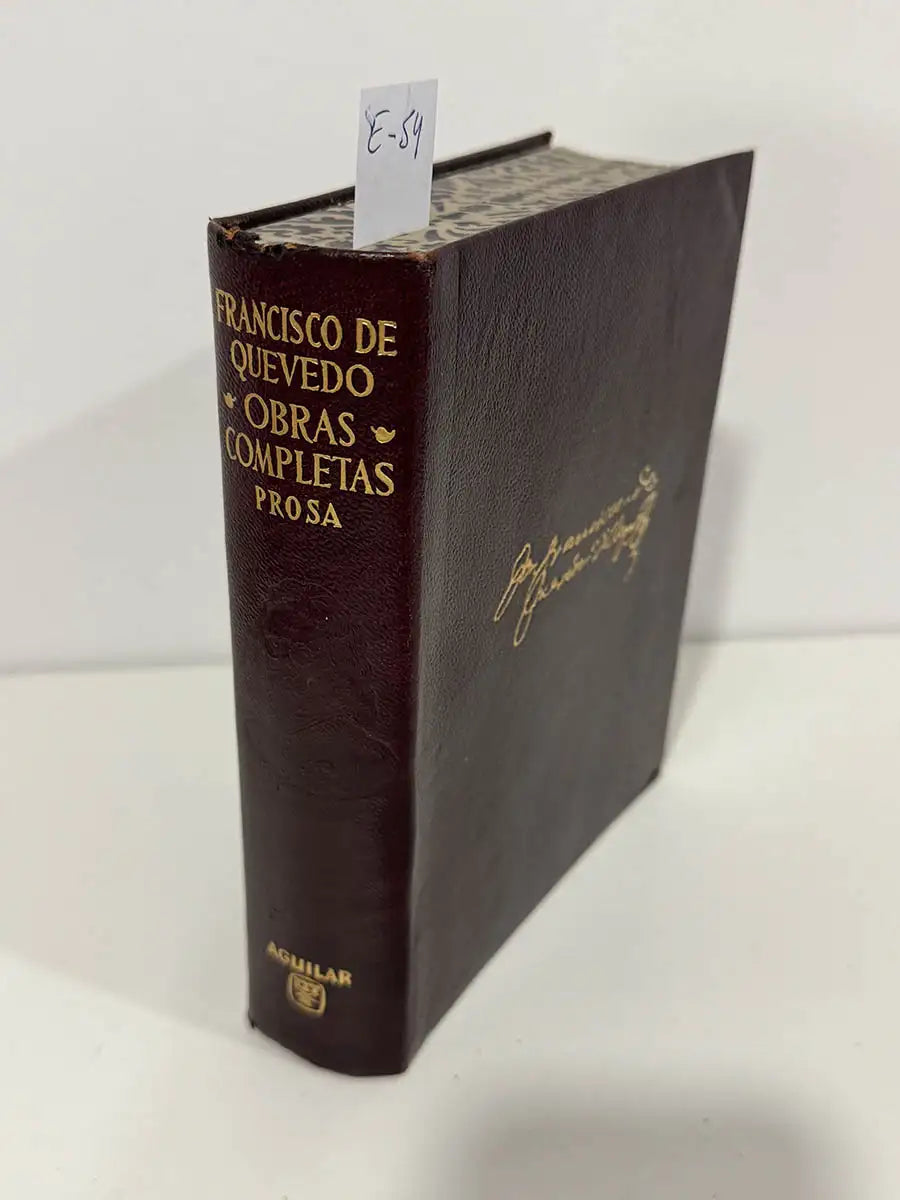 Obras Completas (tomo I. Prosa).