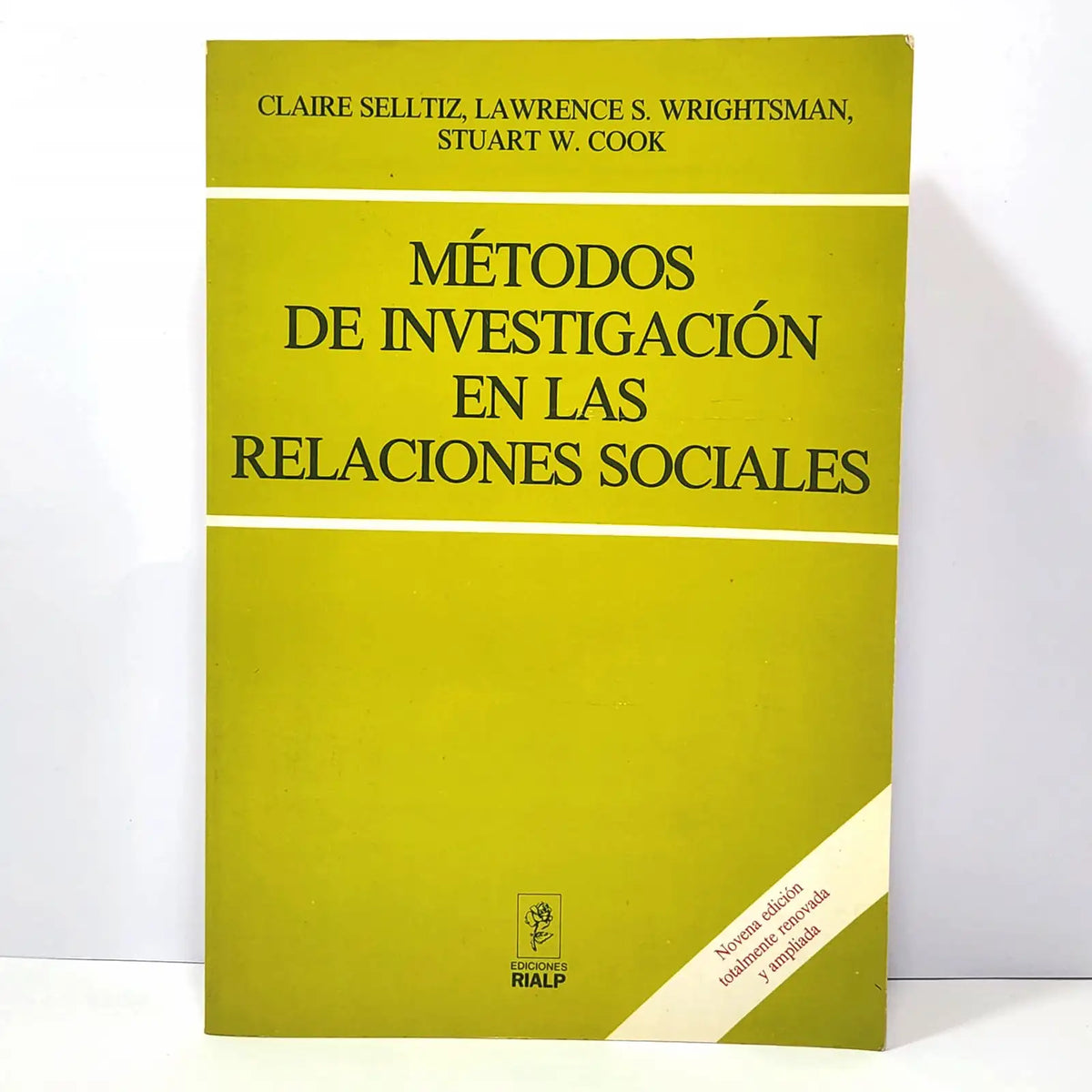 Métodos de investigación en las relaciones sociales. — Varios Autores.