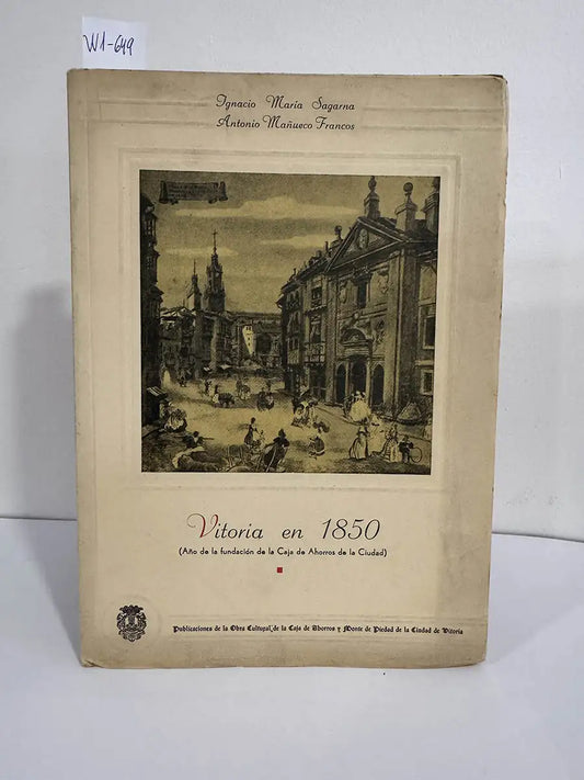 Vitoria en 1850.
