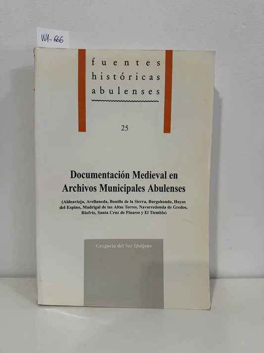 Documentación medieval en Archivos Municipales Abulenses.