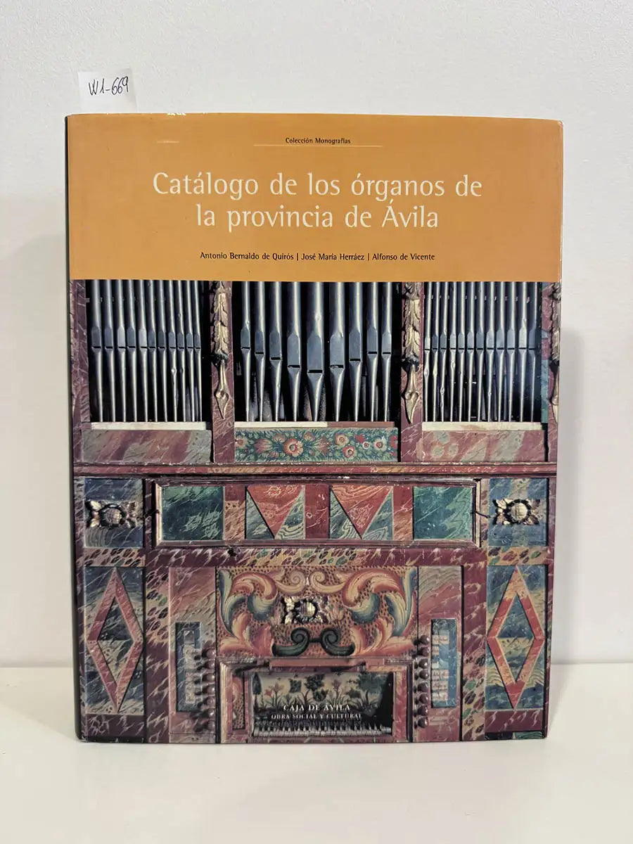Catálogo de los órganos de la provincia de Ávila.
