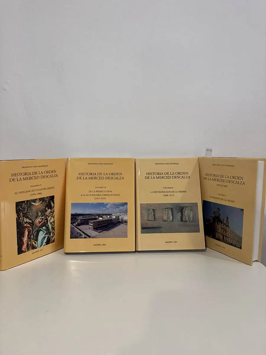 Historia de la Orden de la Merced Descalza. (4 volúmenes).