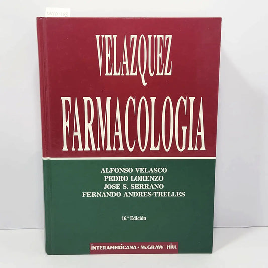 Velázquez. Farmacología.