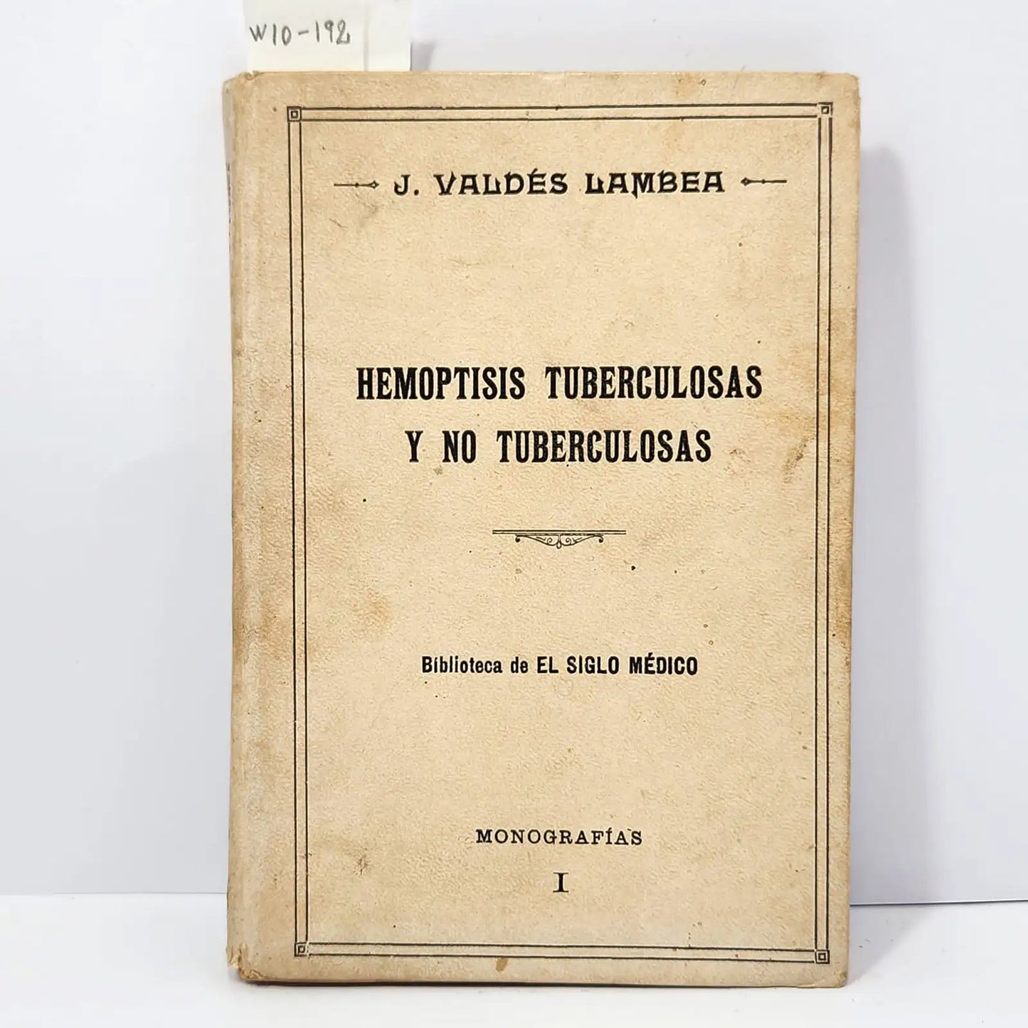 Hemoptisis tuberculosas y no tuberculosas.
