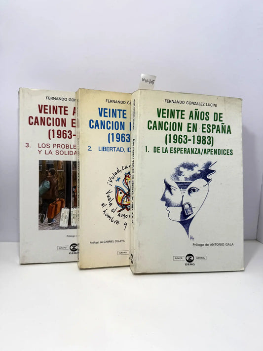 Veinte años de canción en España (1963 - 1983). Tomos 1, 2 y 3.