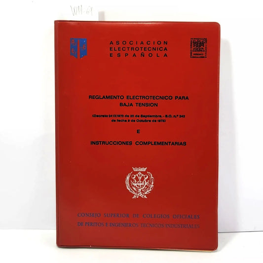 Reglamento electrónico para baja tensión e instrucciones complementarias. — Azar Libros