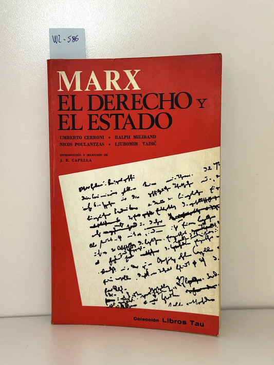 Marx, el derecho y el estado.