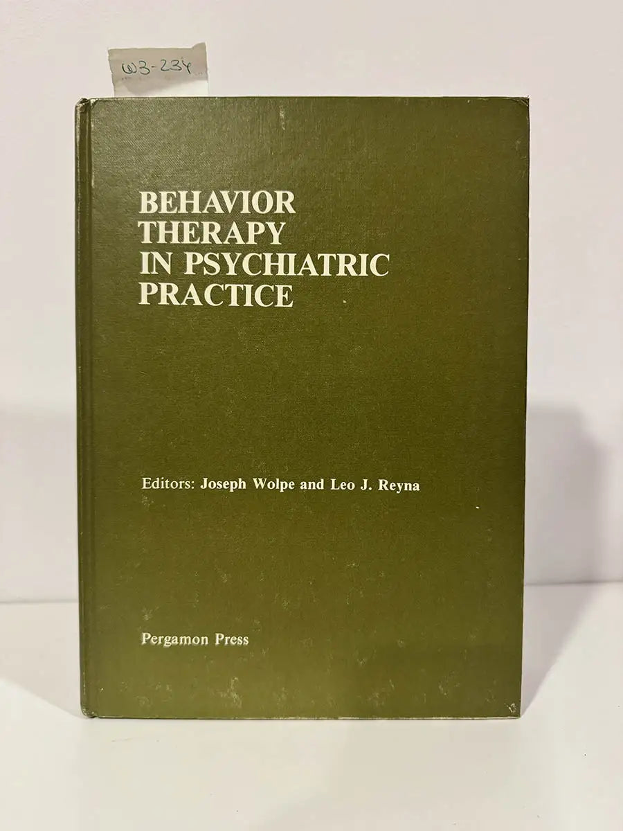 Behavior Therapy in Psychiatric Practice.