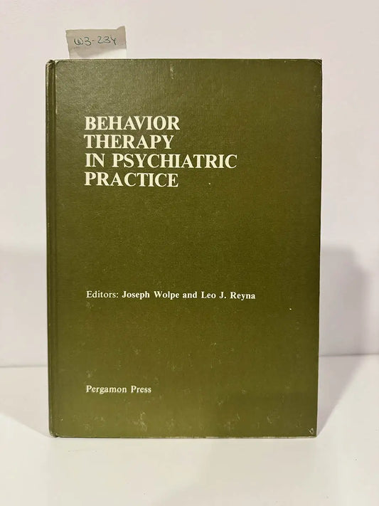 Behavior Therapy in Psychiatric Practice.