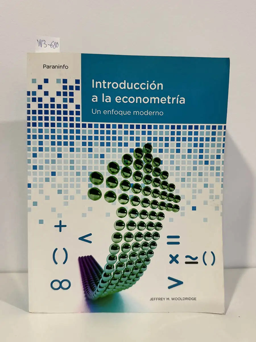 Introducción a la econometría. Un enfoque modermo.
