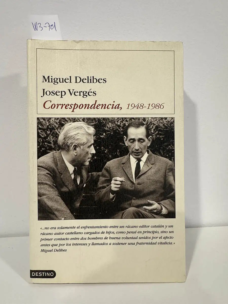 Correspondencia, 1948-1986.