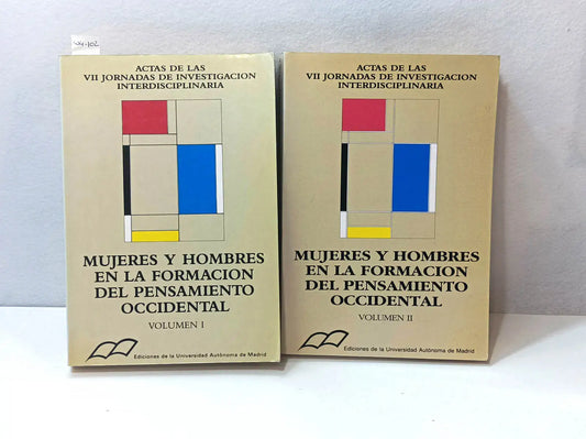 Mujeres y hombres en la formación del pensamiento occidental. 2 Tomos