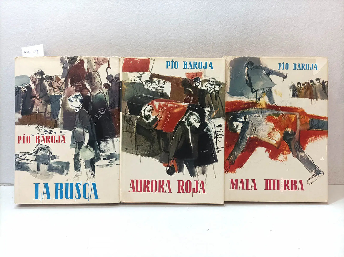 La busca, mala hierba y aurora roja. 3 tomos.