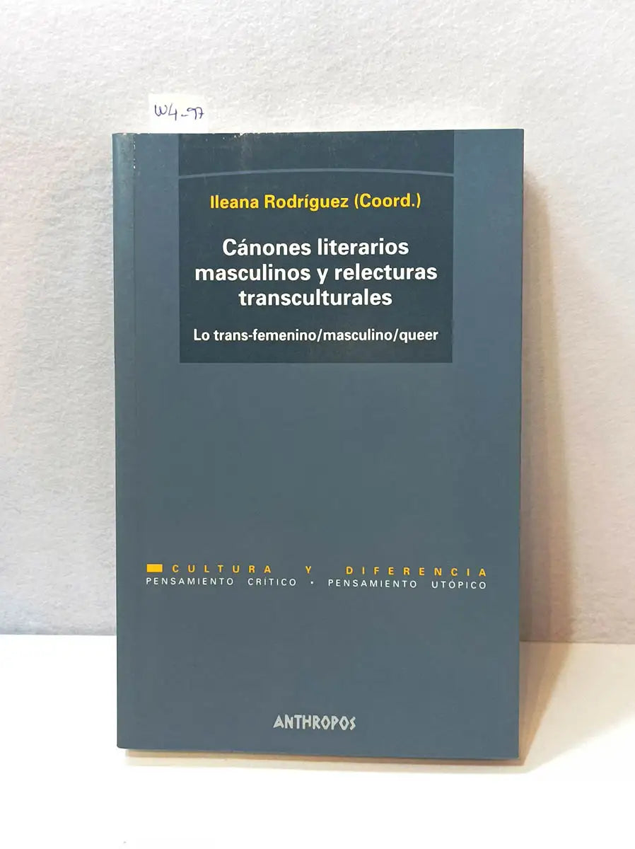 Cánones literarios masculinos y relecturas transculturales. Lo trans-femenino/masculino/queer.