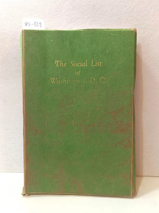 The Social List of Washington, D.C.