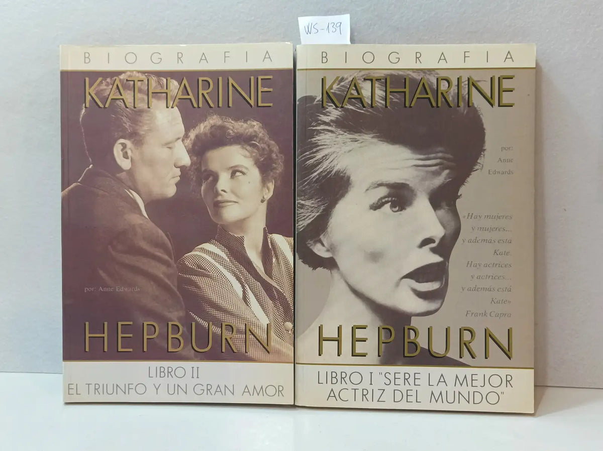 Katharine Hepburn. Biografía. 2 tomos. — EDWARDS, Anne.
