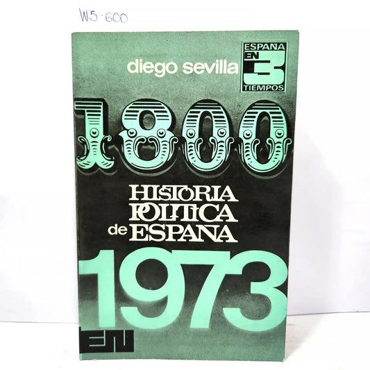 Historia política de España. 2 Tomos.