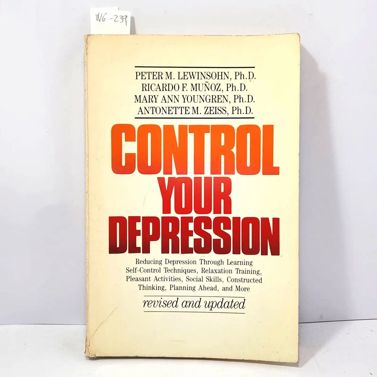 Control your depression. — V.V. A.A.