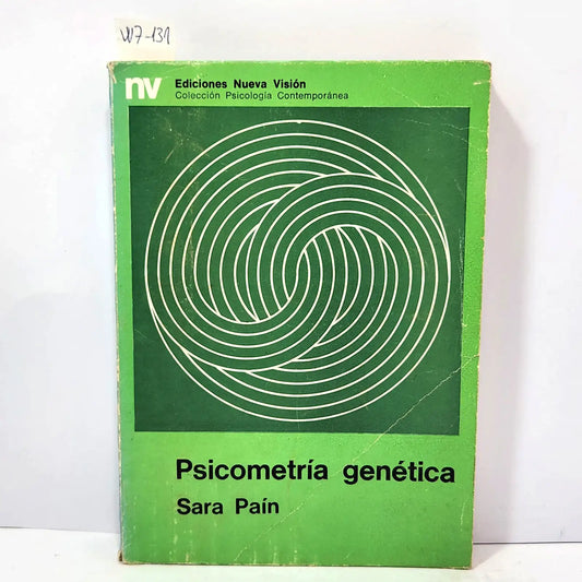 Psicometría genética. — PAÍN, Sara.