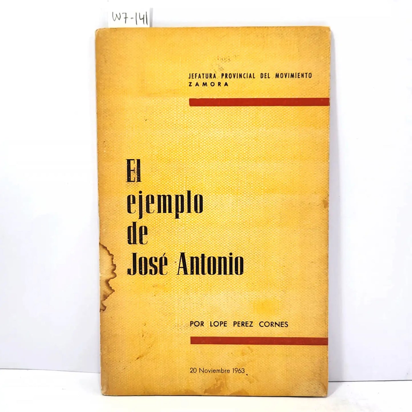 El ejemplo de José Antonio.