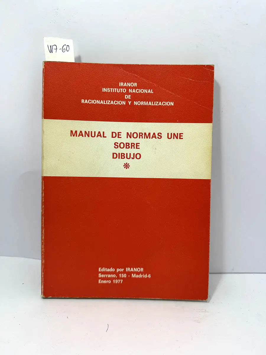 Manual de normas UNE sobre dibujo.