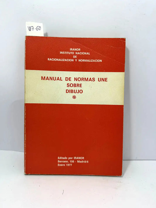Manual de normas UNE sobre dibujo.
