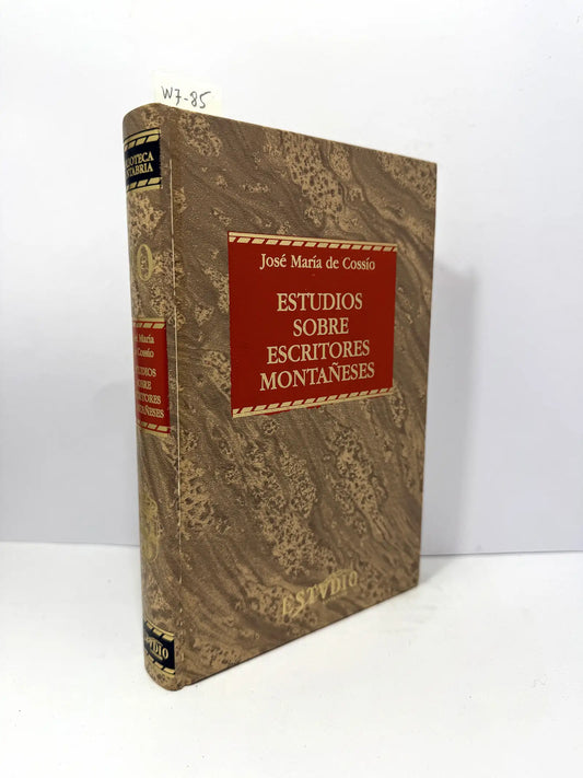 Estudios sobre escritores montañeses.
