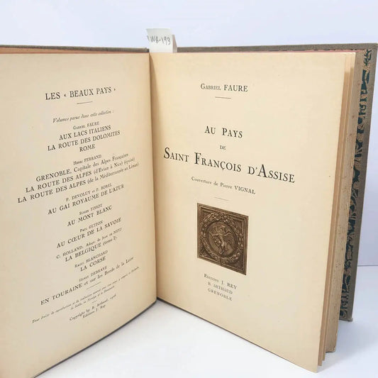 Au pays de St. François d'Assise,