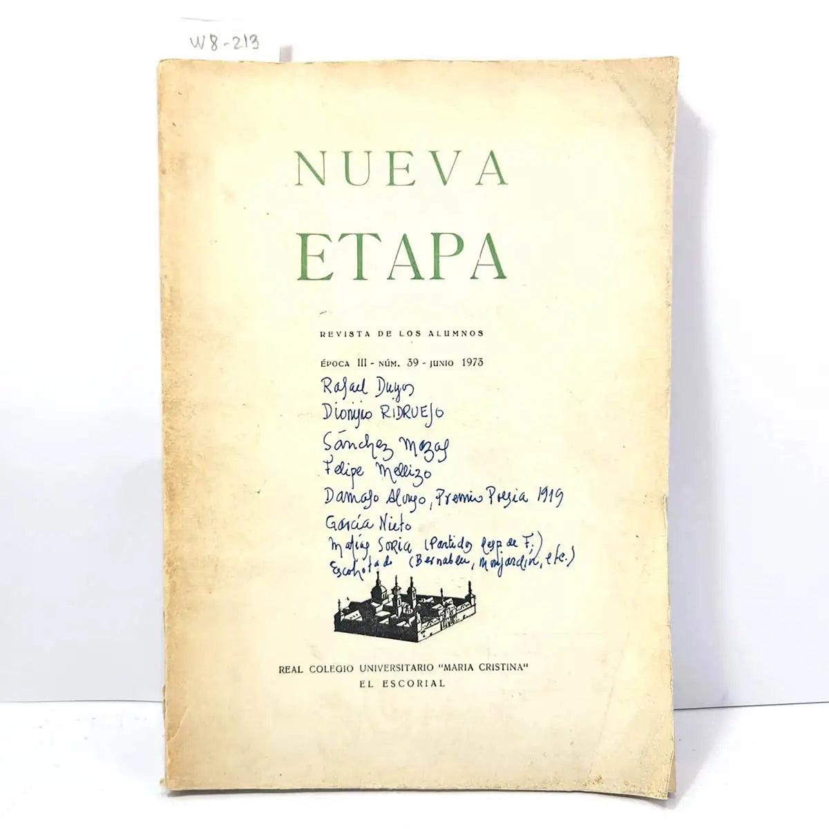 Revista Nueva Etapa, revista de los alumnos, Época III - núm. 39 - junio 1973,