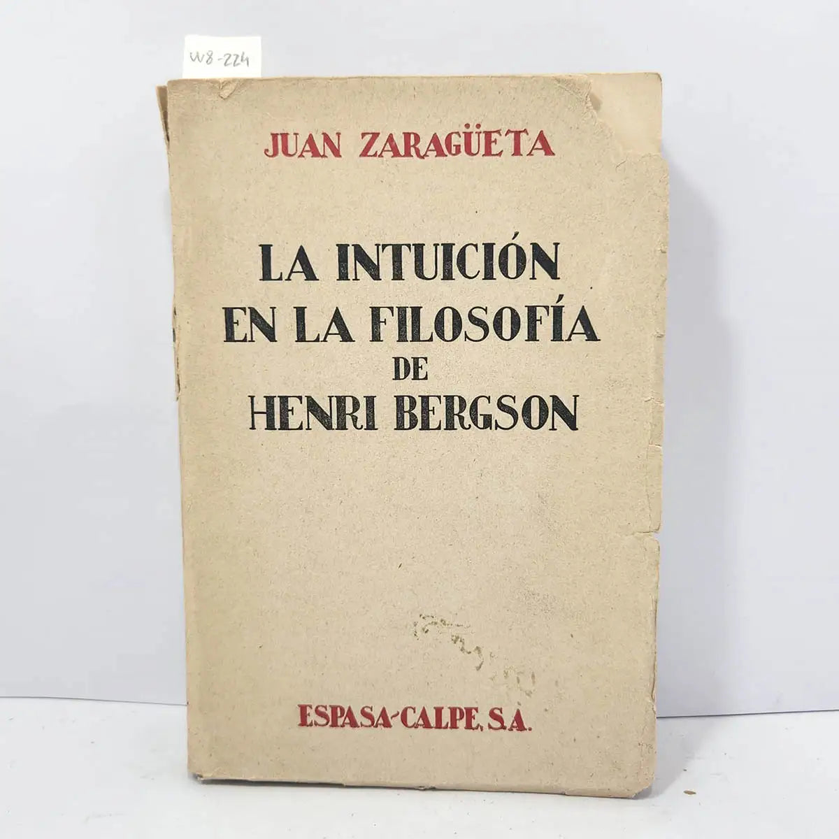 La intuición en la filosofía de Henri Bergson.