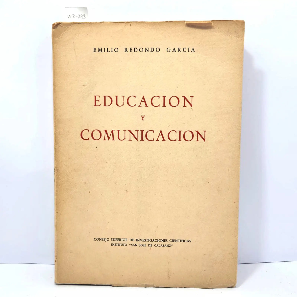 Educación y comunicación. — REDONDO GARCÍA, Emilio.