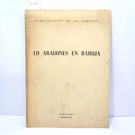 Lo aragonés en Baroja.