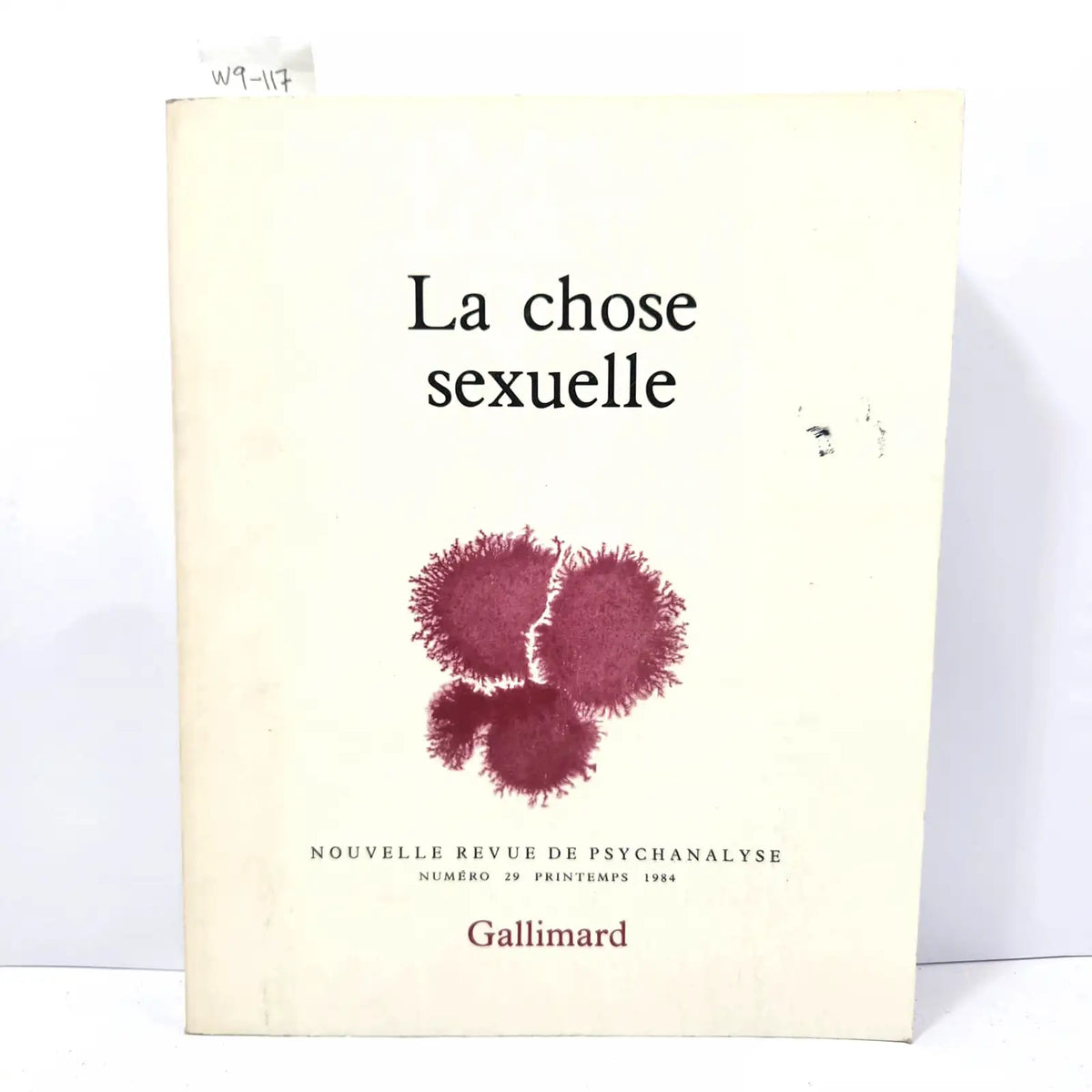 Nouvelle revue de psychanalyse, nº 29, printemps 1984: La chose sexuelle. — V.V. A.A: