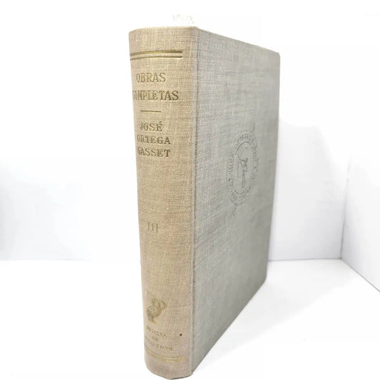 Obras completas José Ortega y Gasset. Tomo III (1917-1928).